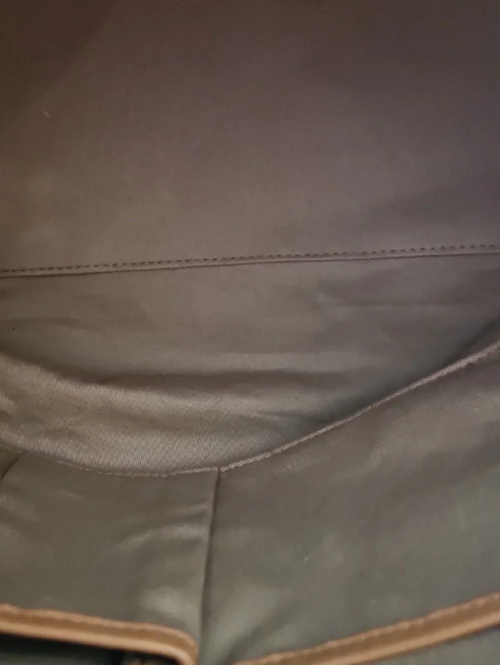 MCM Cognac Logo Visetos Satchel with Gold Hardware - Picture 15 of 15